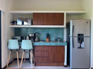 Kuchyň nebo kuchyňský kout v ubytování Ocean View Loft in Punta Cocos - C102