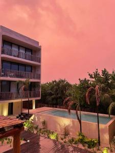 Bazén v ubytování Ocean View Loft in Punta Cocos - C102 nebo v jeho okolí
