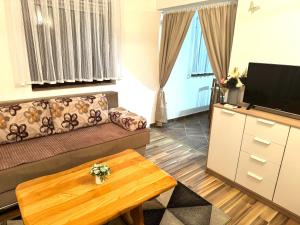 Μια τηλεόραση ή/και κέντρο ψυχαγωγίας στο Apartment Valentina
