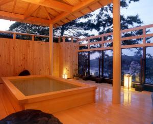 Náttúran í nágrenni ryokan-gistingarinnar