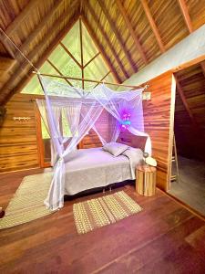 Ένα ή περισσότερα κρεβάτια σε δωμάτιο στο Jade del Tayrona