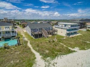 an aerial view of a beach house with a pool at Hazels Castle Huge 2 in 1 Oceanfront House near Pier in Myrtle Beach