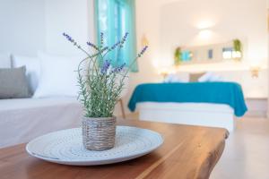 Postel nebo postele na pokoji v ubytování Eleftheria's Place