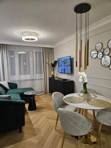 Posedenie v ubytovaní Apartament Deluxe Centrum Warszawa
