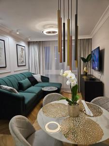 Posedenie v ubytovaní Apartament Deluxe Centrum Warszawa