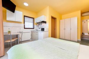 Kuchyň nebo kuchyňský kout v ubytování Apartments Erik B&B Adults only