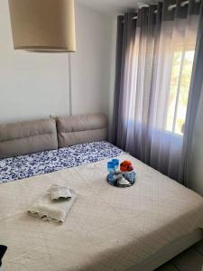 Ένα ή περισσότερα κρεβάτια σε δωμάτιο στο Anna's summer house