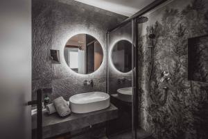 Kúpeľňa v ubytovaní Hotel Continental Dolomites