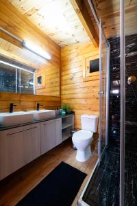 Ein Badezimmer in der Unterkunft To Alliotiko Rustic Home in Lofou Village