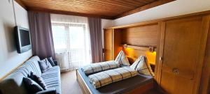 TV a/nebo společenská místnost v ubytování Appartements Moser