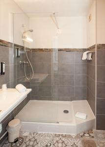 Koupelna v ubytování Hotel Atlantide
