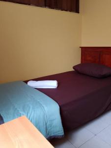 Säng eller sängar i ett rum på D'Maryam Homestay