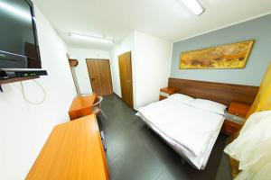 TV a/nebo společenská místnost v ubytování Twój Hostel Klimczoka 7