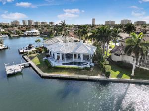 an aerial view of a house on the water at 951 Ruby Court in Marco Island