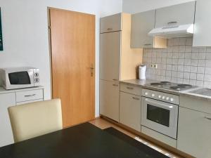 Кухня або міні-кухня у Gösser BACHGASSLHOF -- Bed and Breakfast -- Apartments