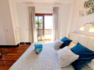 Łóżko lub łóżka w pokoju w obiekcie Casa Daniela en Costa Teguise