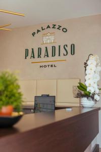 Πιστοποιητικό, βραβείο, πινακίδα ή έγγραφο που προβάλλεται στο Hotel Palazzo Paradiso