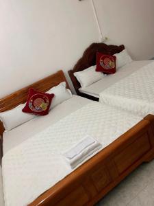 Postel nebo postele na pokoji v ubytování Sen Đá House