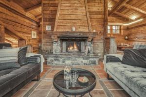 Posezení v ubytování Chalet Edelweiss