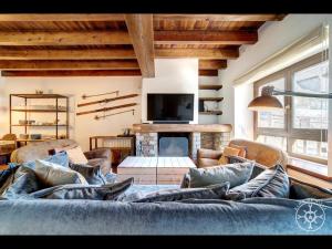 Χώρος καθιστικού στο CASA TICOLET de Alma de Nieve