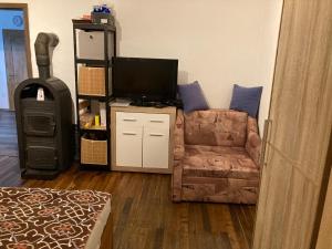 Posezení v ubytování Balatonszéplaki nyaraló