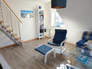 Χώρος καθιστικού στο Ferienwohnung R2