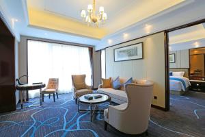 Ruang duduk di Xi'an Lanxi International Hotel