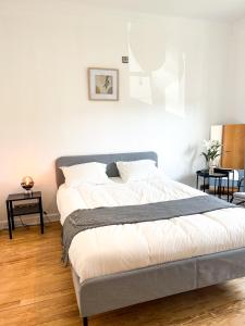 Säng eller sängar i ett rum på Berchem - Guest House