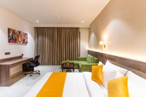 Shervani Pebbles & Pines Resort & Spa, Corbett的休息区