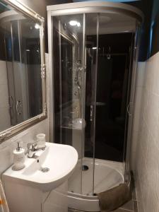 Kúpeľňa v ubytovaní Corner Apartman 5