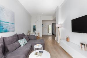 Televízia a/alebo spoločenská miestnosť v ubytovaní Tiramisu by halu! Apartments + 13 fotografií