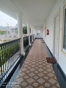 Balkón nebo terasa v ubytování Mayilveedu Guest House