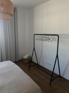 Postel nebo postele na pokoji v ubytování Apartman pri Radnici