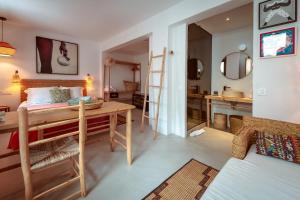 Posezení v ubytování Hostal Mar y Sal