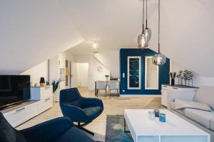 Una televisión o centro de entretenimiento en Luv