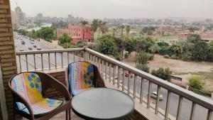 Balkón nebo terasa v ubytování Nile view apartment