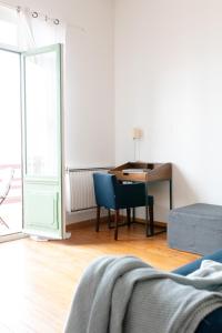 Posedenie v ubytovaní La Découverte, appartement front de mer Mers