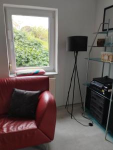 Posezení v ubytování Ferienwohnung in Thermalbadnähe