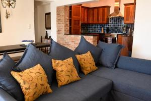 Eldhús eða eldhúskrókur á Lefki Sea View, Ithaca