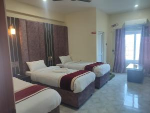 En eller flere senger på et rom på Hotel Hot Pot, Dhangadhi