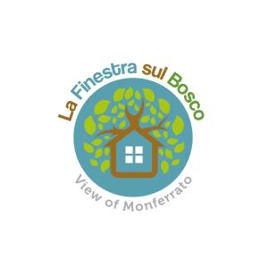 un logotipo para la nueva escuela de montessori sissina san bosques en B&B La finestra sul bosco, en Serralunga di Crea