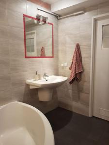 Kúpeľňa v ubytovaní Przestronny Apartament z szybkim WiFi