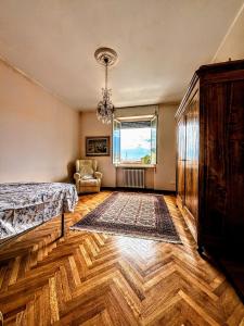 Ένα ή περισσότερα κρεβάτια σε δωμάτιο στο - Oasi Spirituale- Terrazza Divina fronte Mare
