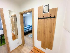 Postel nebo postele na pokoji v ubytování Moderne Ferienwohnung Felbbauer #30