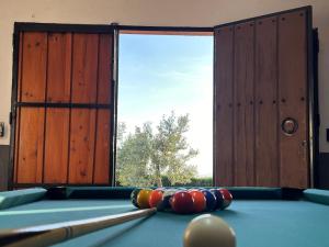Biliár nebo kulečník v ubytování Villa rústica en la Alpujarra - La Gualalla - Soportújar