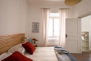Rúm í herbergi á Trastevere - Characteristic flat