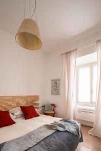 Rúm í herbergi á Trastevere - Characteristic flat