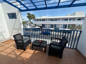 A balcony or terrace at Apartamento Olivin