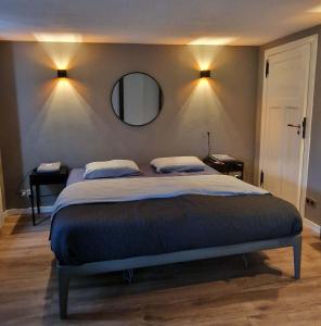 Кровать или кровати в номере Woonhuis Bergen op Zoom