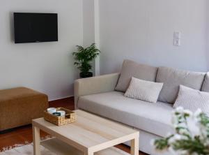 TV a/nebo společenská místnost v ubytování ARBOR Ktistades hosting